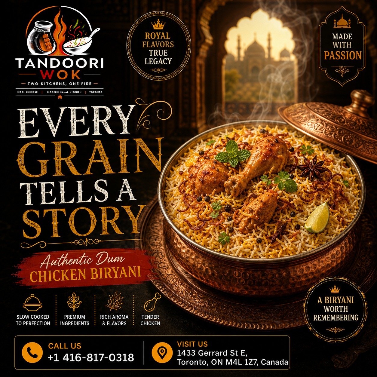 Biryani Instagram Post
